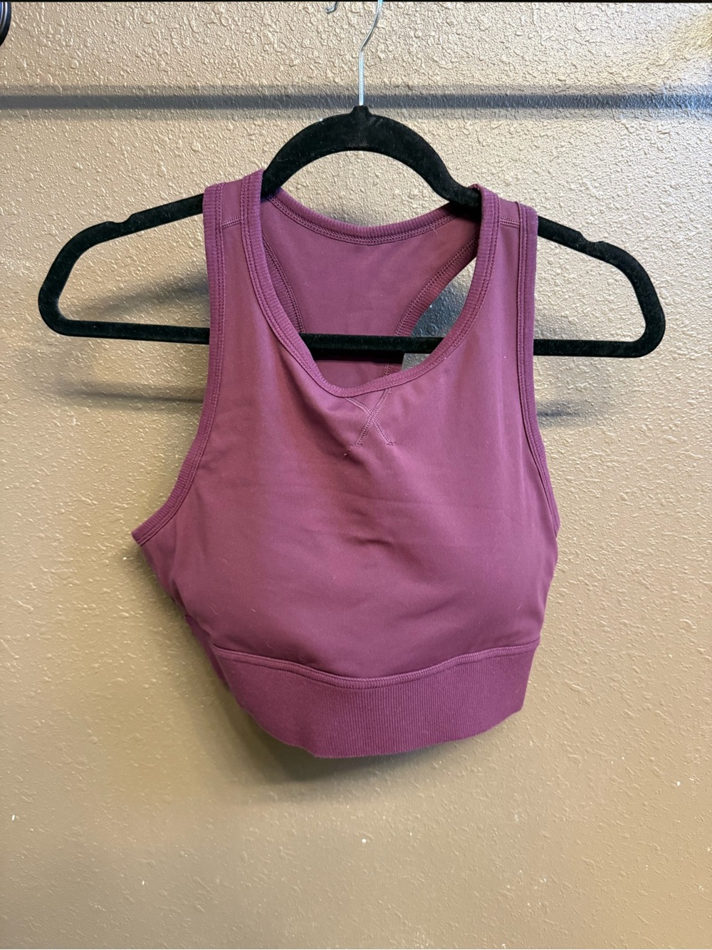 POPFLEX Sweat Sesh Crop Top - Plum